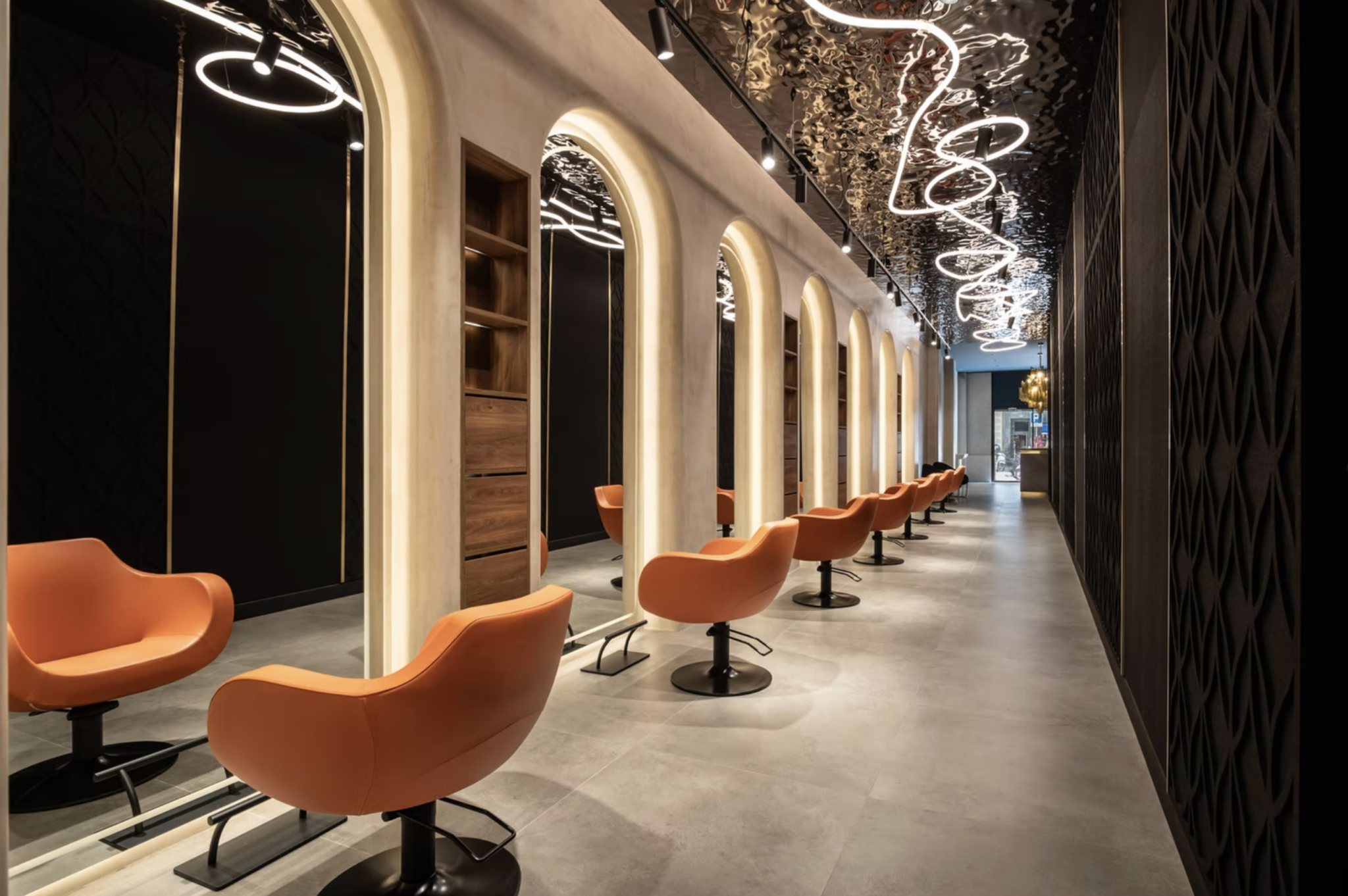 Showroom mobilier de coiffure DH Salon Design